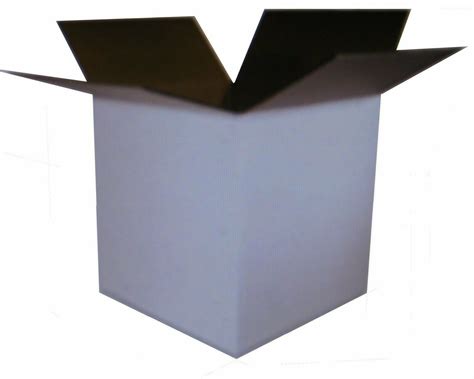 white cardboard boxes 12x12x10